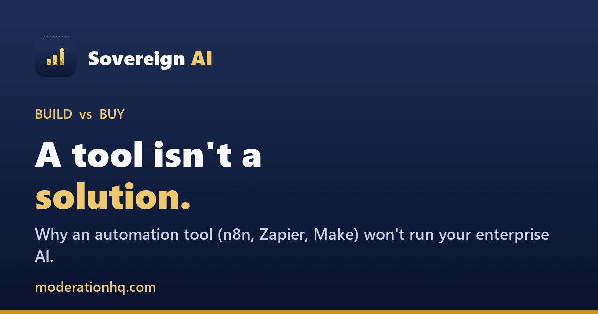 Build vs Buy: Why an Automation Tool Isn’t an AI Solution