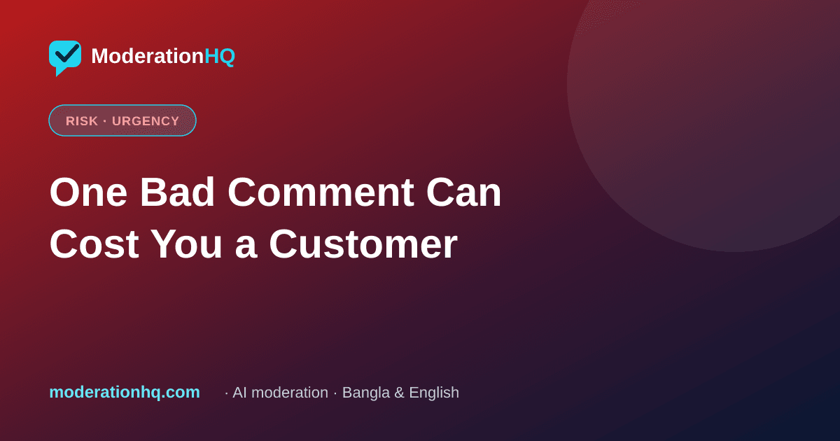 One Bad Comment Can Cost You a Customer (Here’s How to Catch It)